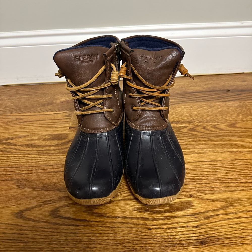 girls sperry duck boots